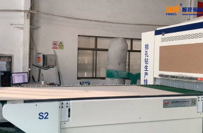 SD120板式家具排钻孔生产线